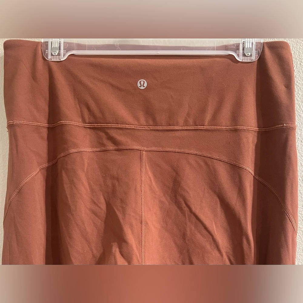 Lululemon brown tan women flare leggings